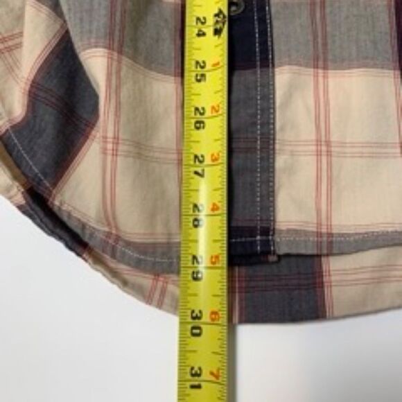 Harley Davidson Motorcycles Plaid Embroidered Metal Button Garage Work Shirt L - Picture 8 of 8